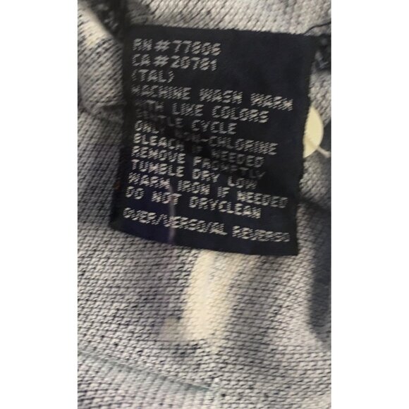 Tommy Hilfiger Polo Shirt Mens Large Blue Boat Print Nautical Short Sleeve - Picture 9 of 9